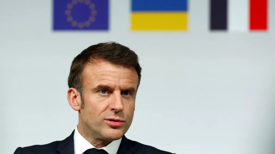 Tổng thống Pháp Macron lần đầu đề cập khả năng phương Tây đưa quân vào Ukraine